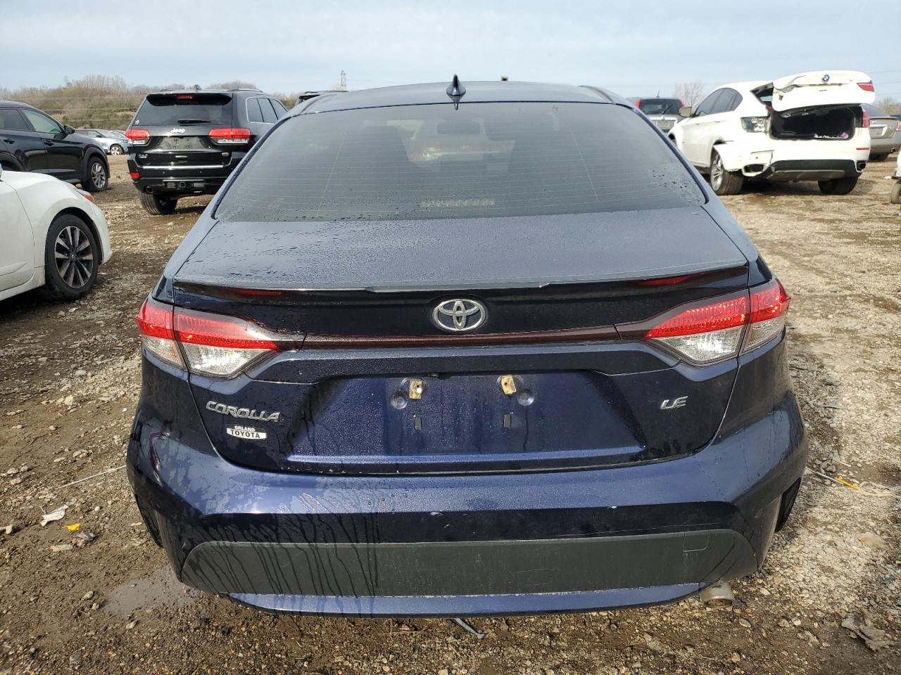 2022 Toyota Corolla VIN JTDEPMAE1NJ195031 Copart auction photo, front end damage thumbnail 6