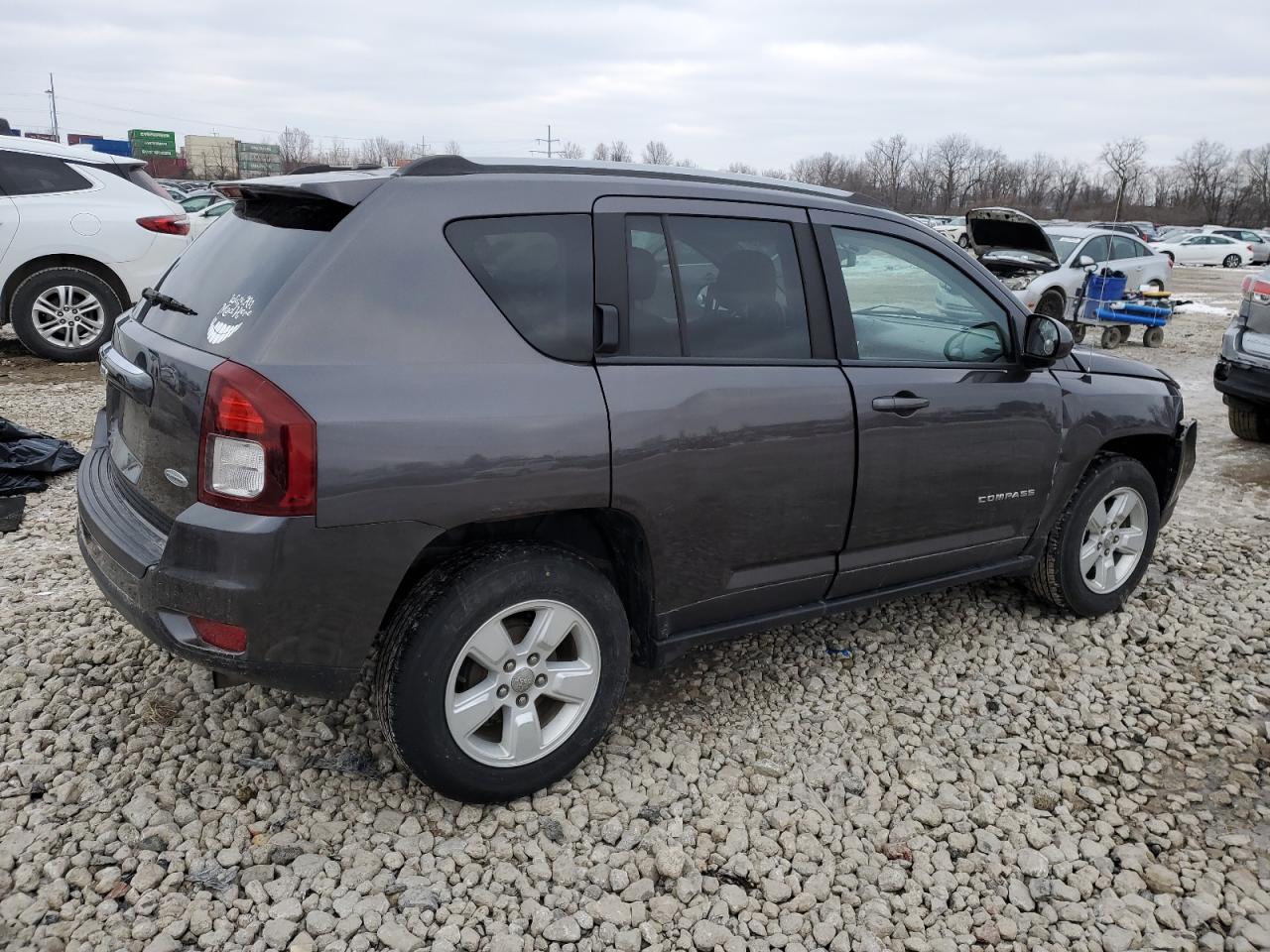 2017 Jeep Compass VIN 1C4NJCEA8HD156099 Copart auction photo, front end / minor dent/scratches damage thumbnail 3