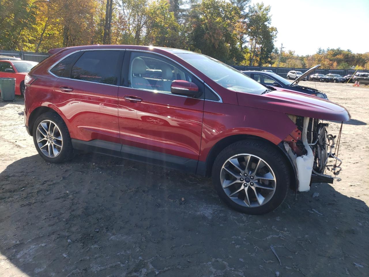 2016 Ford Edge VIN 2FMPK4K82GBC32963 Copart auction photo, front end / minor dent/scratches damage thumbnail 4