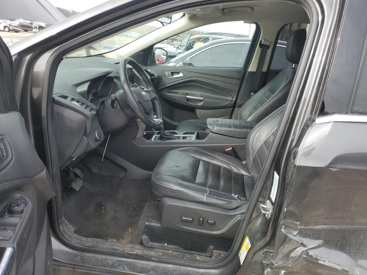 2018 Ford Escape VIN 1FMCU0HD5JUC04243 Copart auction photo, side damage thumbnail 7