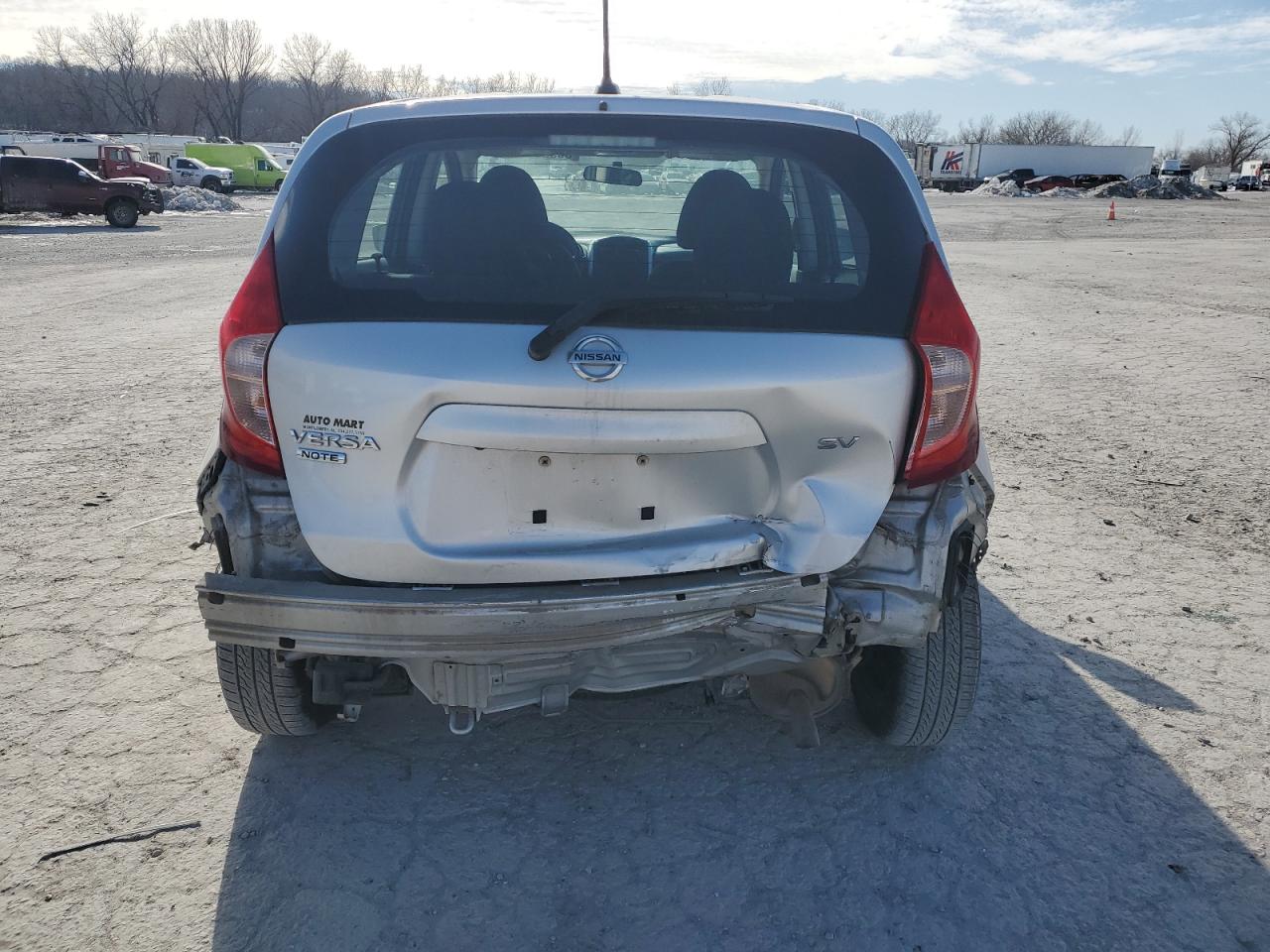 2017 Nissan Versa VIN 3N1CE2CP0HL363841 Copart auction photo, rear end / minor dent/scratches damage thumbnail 6