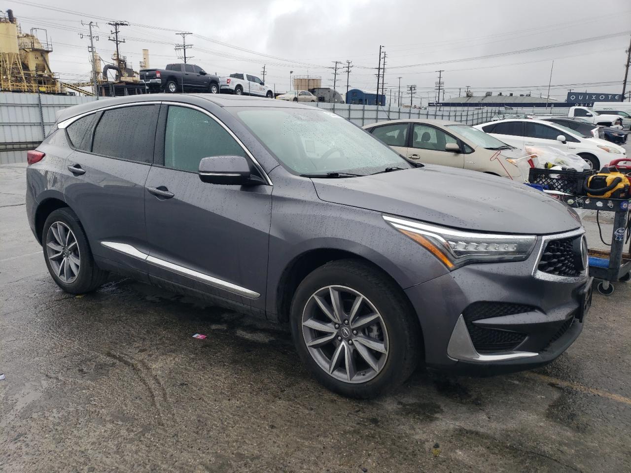 2019 Acura RDX VIN 5J8TC2H58KL034478 Copart auction photo, burn damage thumbnail 4