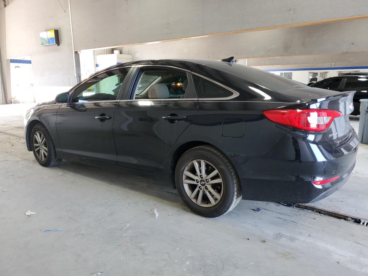 2015 Hyundai Sonata VIN 5NPE24AF1FH008145 Copart auction photo, vandalism damage thumbnail 2