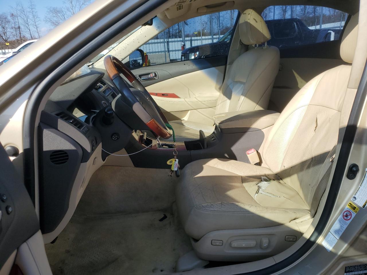2008 Lexus ES VIN JTHBJ46G482176582 Copart auction photo, front end damage thumbnail 7
