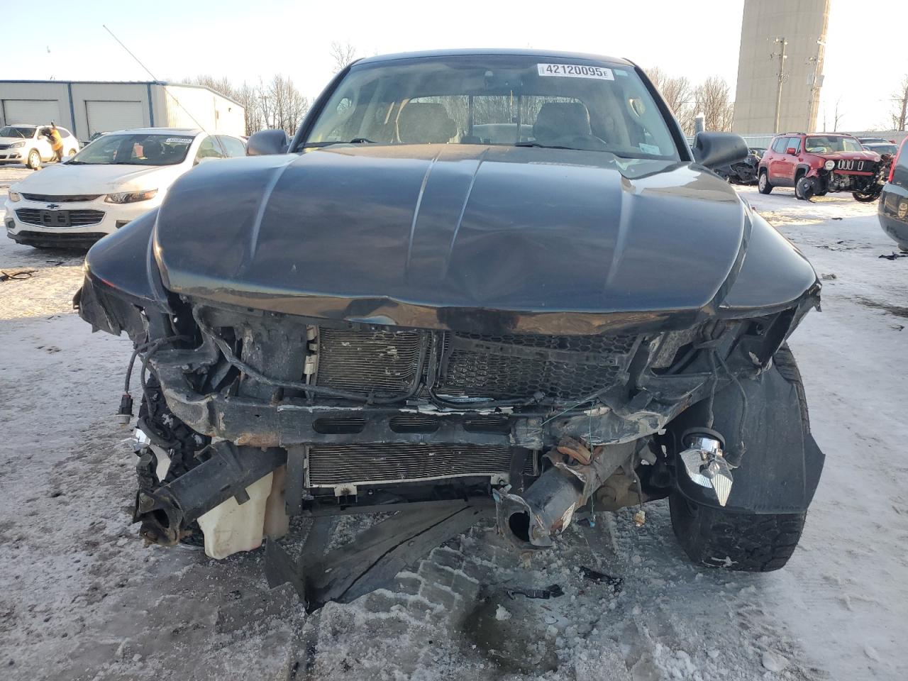 2010 Dodge Dakota VIN 1D7CW3GP0AS264489 Copart auction photo, front end damage thumbnail 5