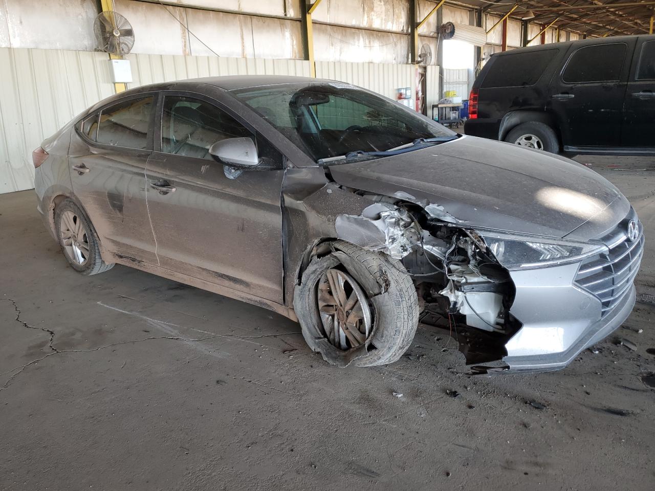 2020 Hyundai Elantra VIN KMHD84LF2LU953416 Copart auction photo, front end damage thumbnail 4
