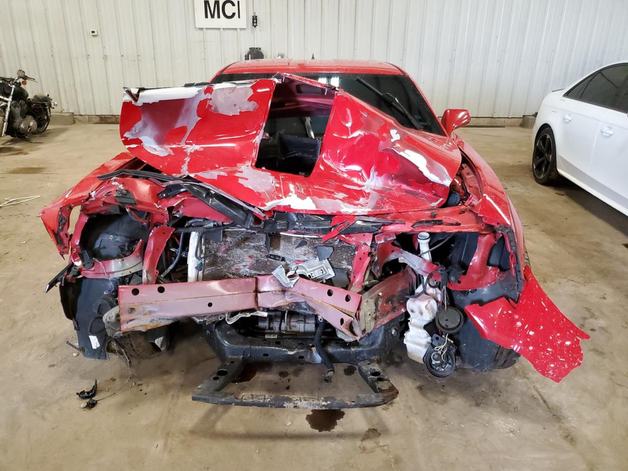 2013 Chevrolet Camaro VIN 2G1FK1EJXD9103863 Copart auction photo, front end / side damage thumbnail 5