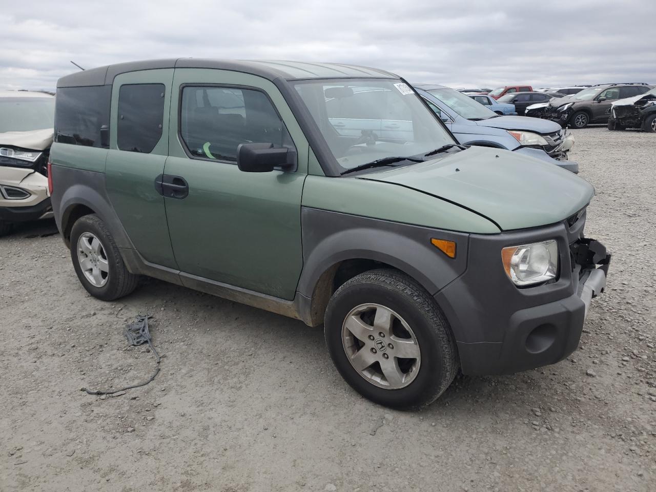 2003 Honda Element VIN 5J6YH18663L021832 Copart auction photo, front end damage thumbnail 4