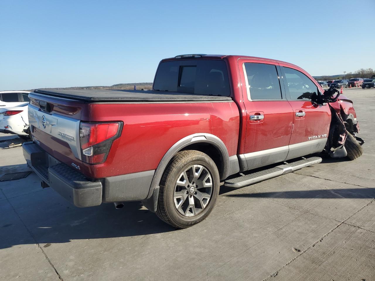 2020 Nissan Titan VIN 1N6AA1ED6LN500560 Copart auction photo, all over damage thumbnail 3