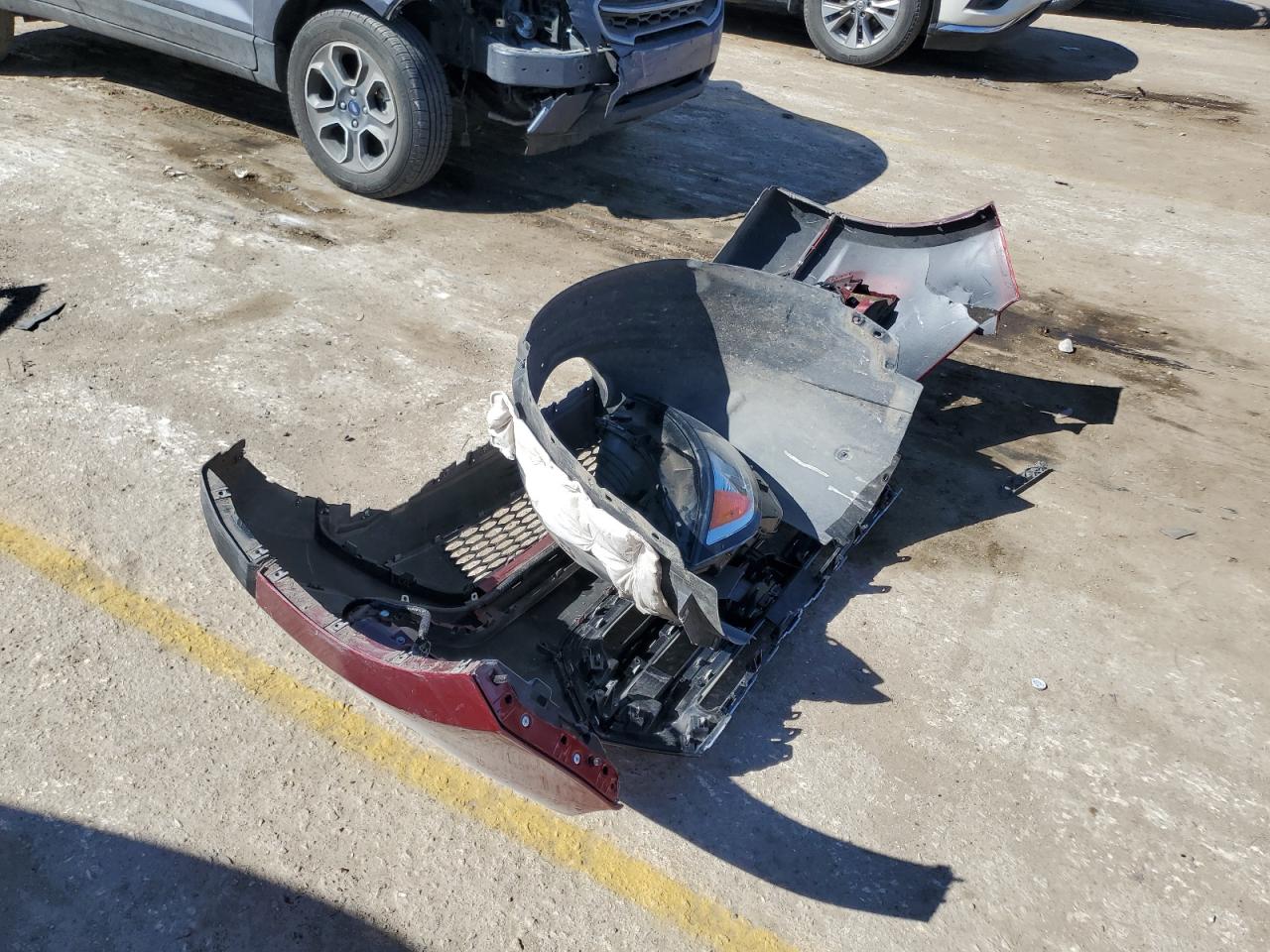 2017 Ford Edge VIN 2FMPK4J83HBB56513 Copart auction photo, front end / side damage thumbnail 13