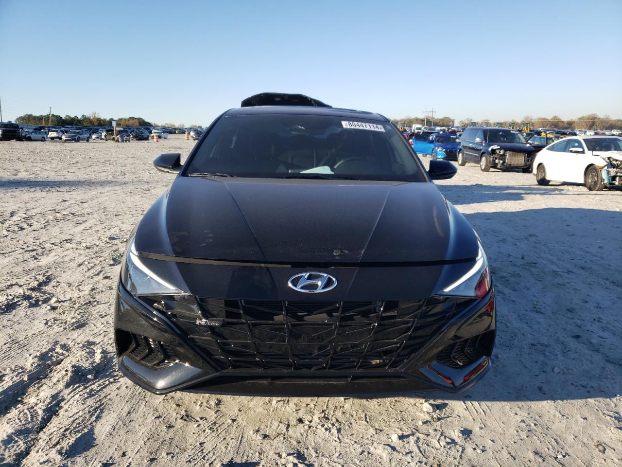 2023 Hyundai Elantra VIN KMHLR4AFXPU568235 Copart auction photo, rear end damage thumbnail 5