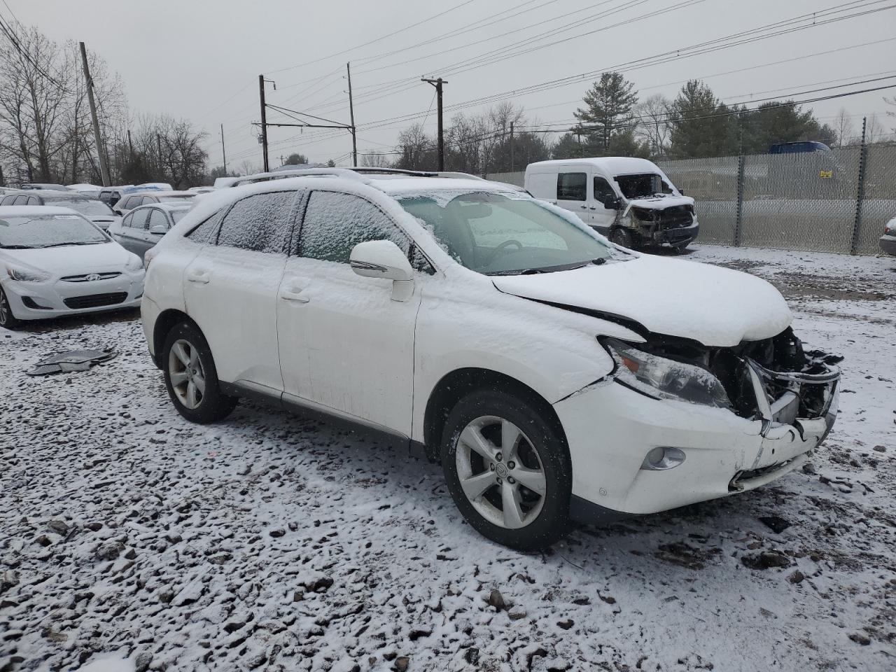 2014 Lexus RX VIN 2T2BK1BA1EC239192 Copart auction photo, front end damage thumbnail 4