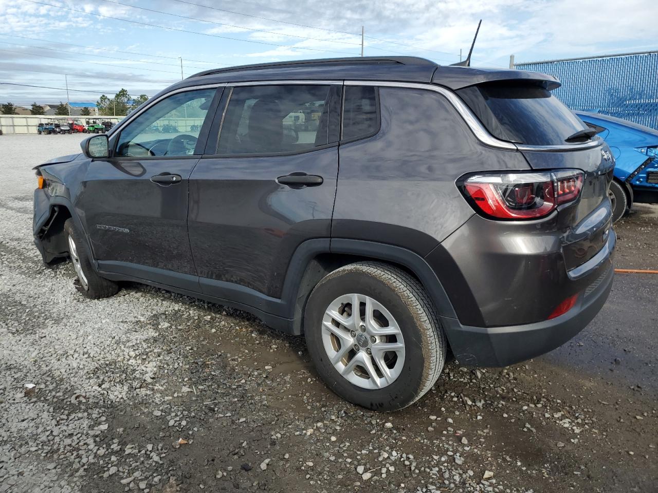 2021 Jeep Compass VIN 3C4NJCAB1MT538641 Copart auction photo, front end damage thumbnail 2