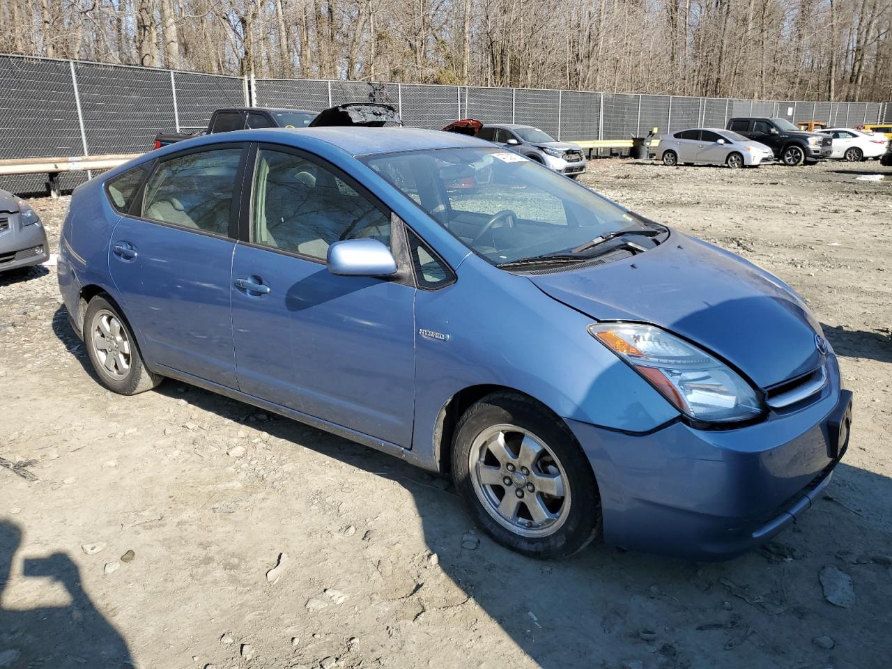 2006 Toyota Prius VIN JTDKB20UX67533541 Copart auction photo, front end damage thumbnail 4