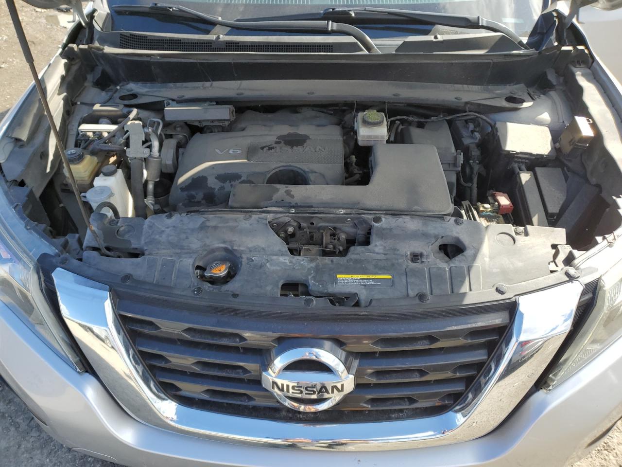 2017 Nissan Pathfinder VIN 5N1DR2MM0HC637900 Copart auction photo, mechanical damage thumbnail 12