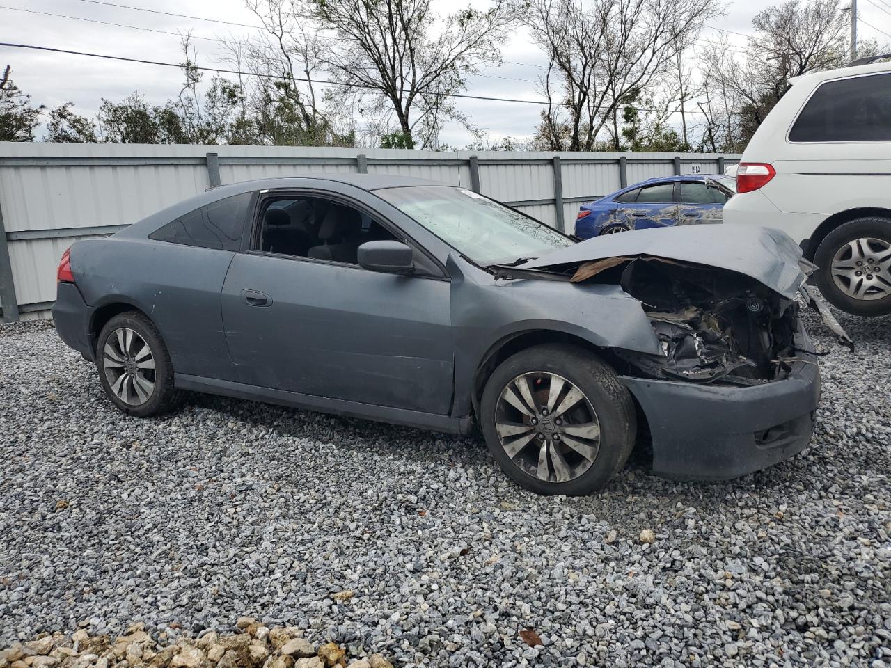 2007 Honda Accord VIN 1HGCM72317A015565 Copart auction photo, front end / rear end damage thumbnail 4