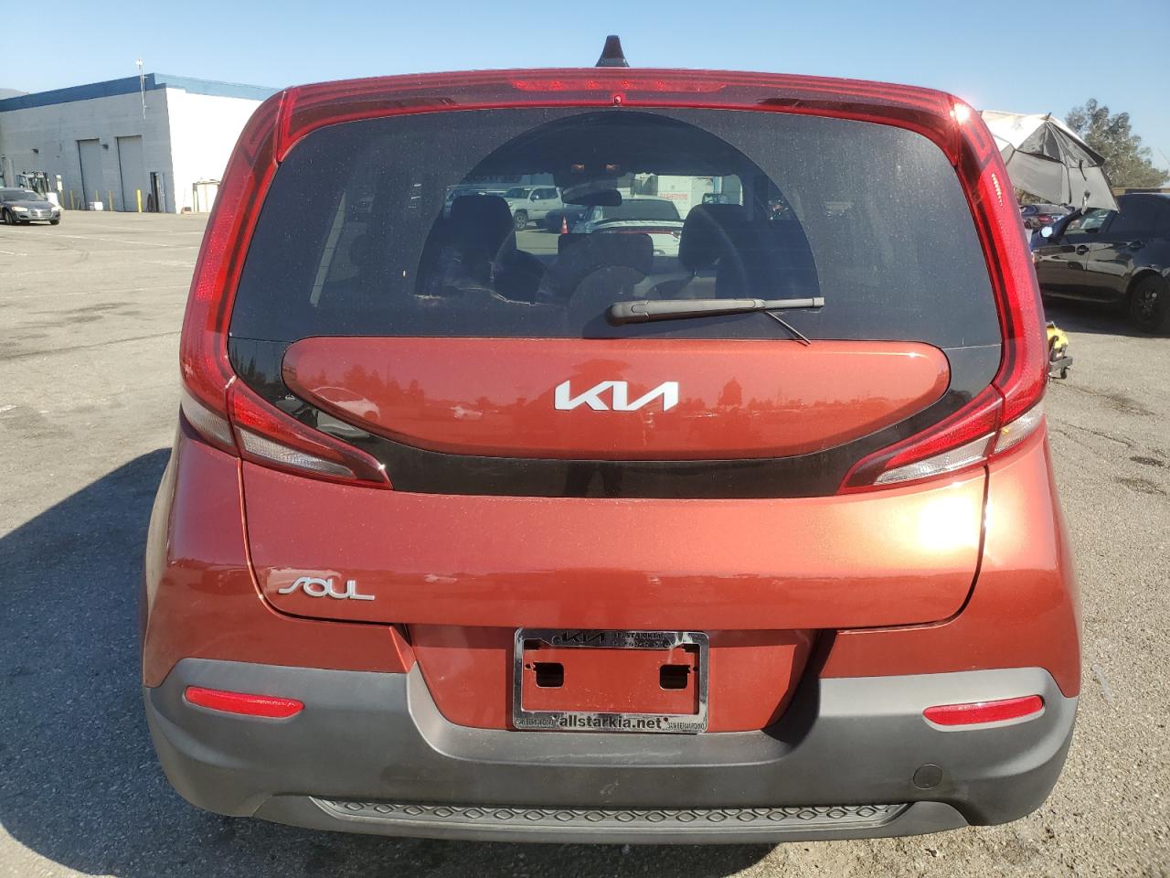 2022 KIA Soul VIN KNDJ23AU9N7801459 Copart auction photo, front end / side damage thumbnail 6