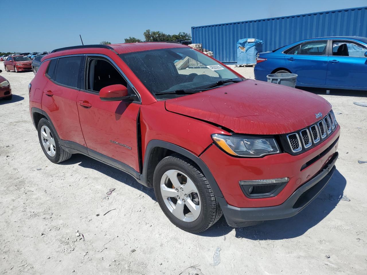2019 Jeep Compass VIN 3C4NJCBB7KT851771 Copart auction photo, front end damage thumbnail 4