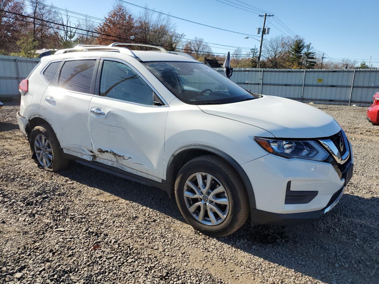 2020 Nissan Rogue VIN JN8AT2MV6LW134921 Copart auction photo, side / rear end damage thumbnail 4