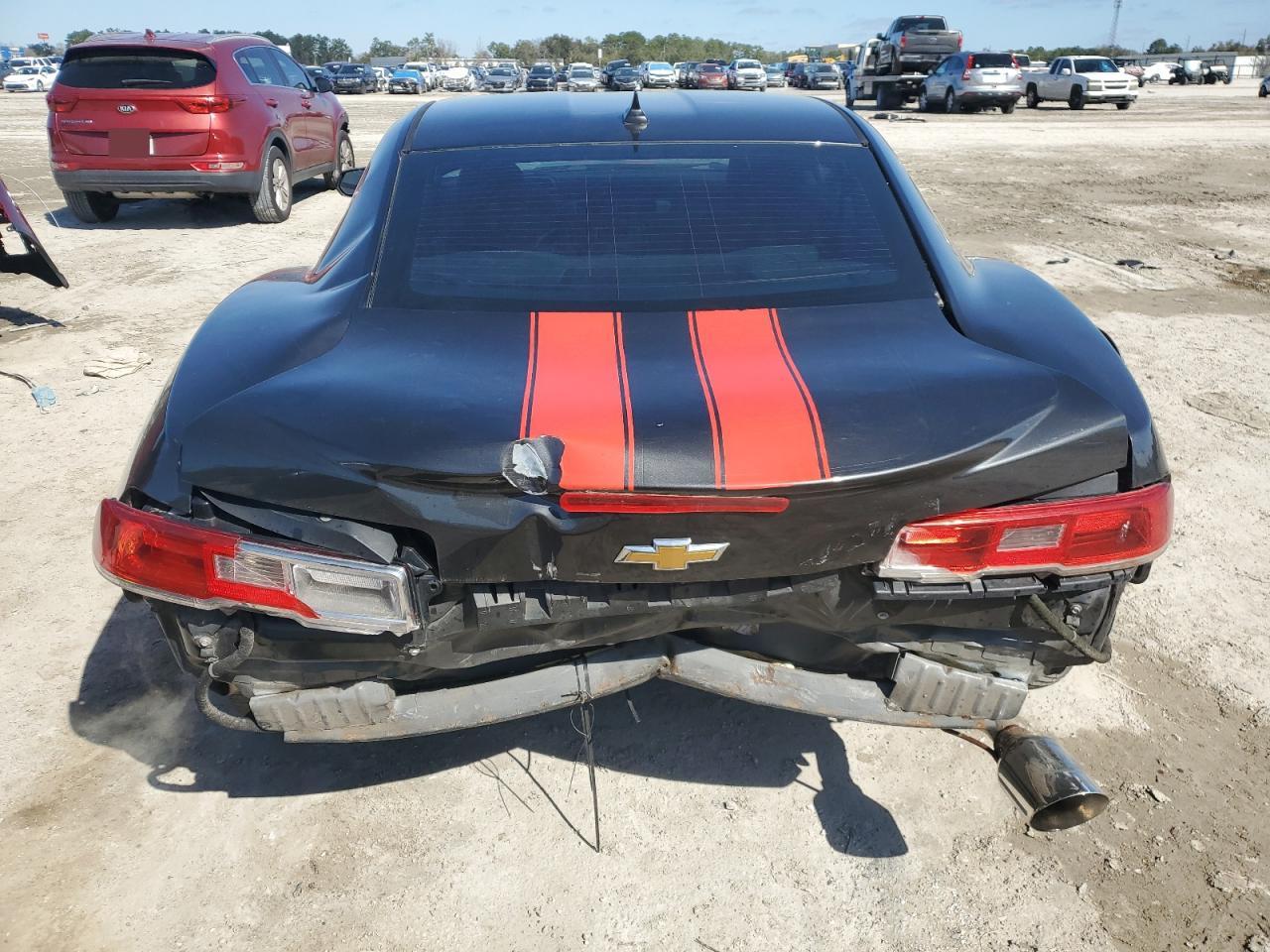 2014 Chevrolet Camaro VIN 2G1FB1E34E9241210 Copart auction photo, rear end / front end damage thumbnail 6