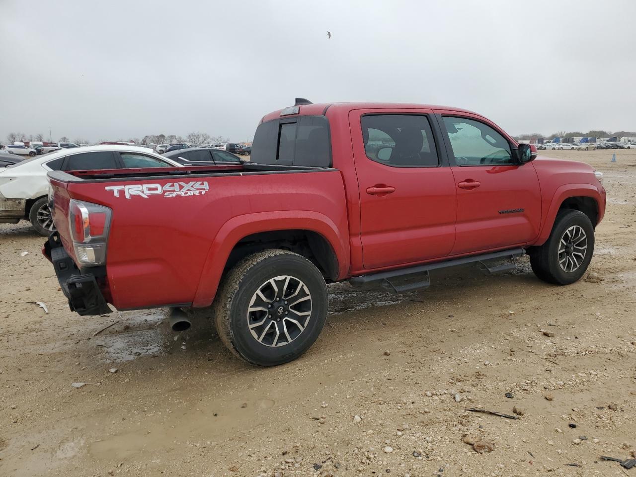 2021 Toyota Tacoma VIN 3TMCZ5AN9MM445768 Copart auction photo, rear end / minor dent/scratches damage thumbnail 3