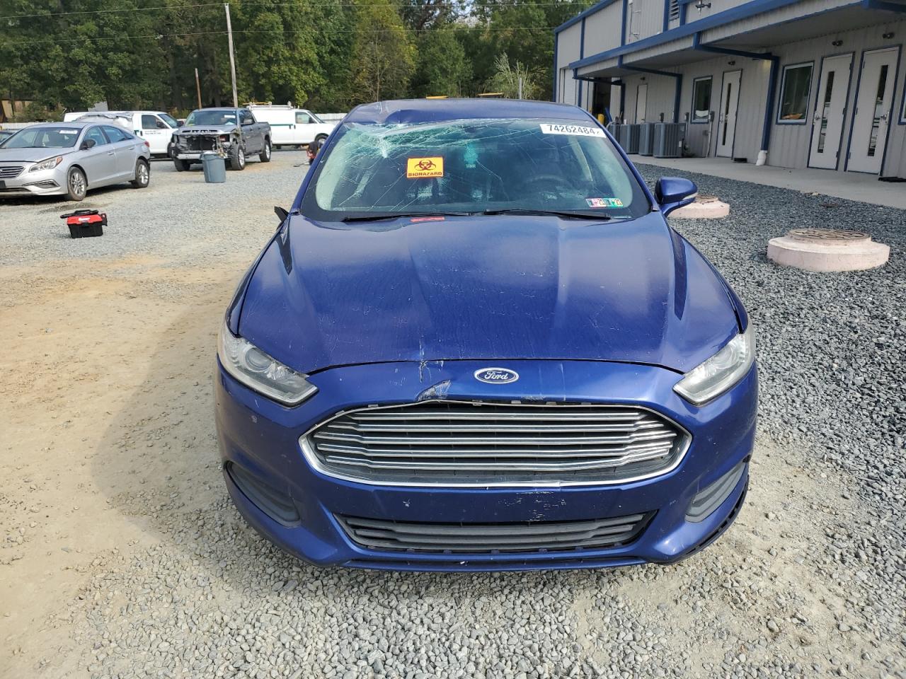 2016 Ford Fusion VIN 3FA6P0H78GR237181 Copart auction photo, top/roof / damage history damage thumbnail 5