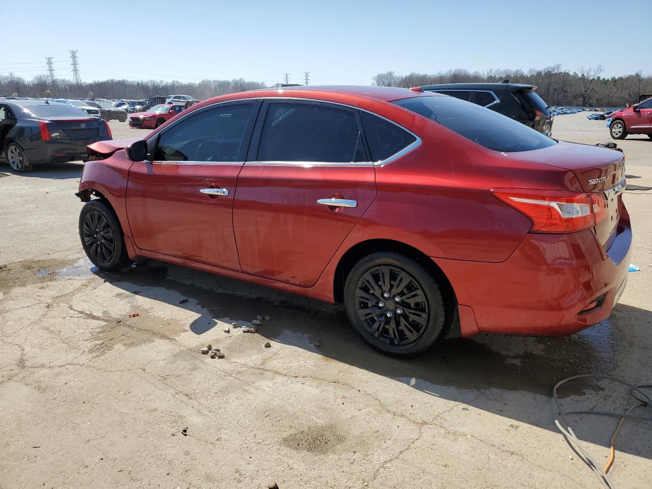 2017 Nissan Sentra VIN 3N1AB7AP8HY205301 Copart auction photo, front end / side damage thumbnail 2