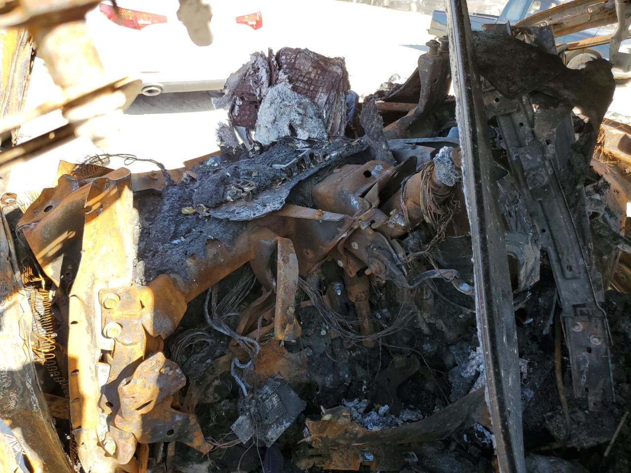 2018 Dodge Caravan VIN 2C4RDGEG7JR343387 Copart auction photo, burn damage thumbnail 9