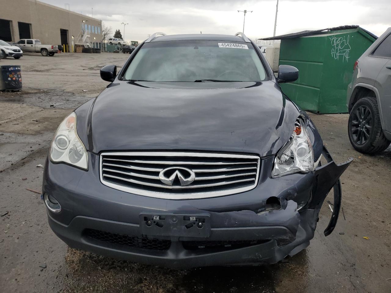 2009 Infiniti EX VIN JNKAJ09F29M950793 Copart auction photo, front end damage thumbnail 5