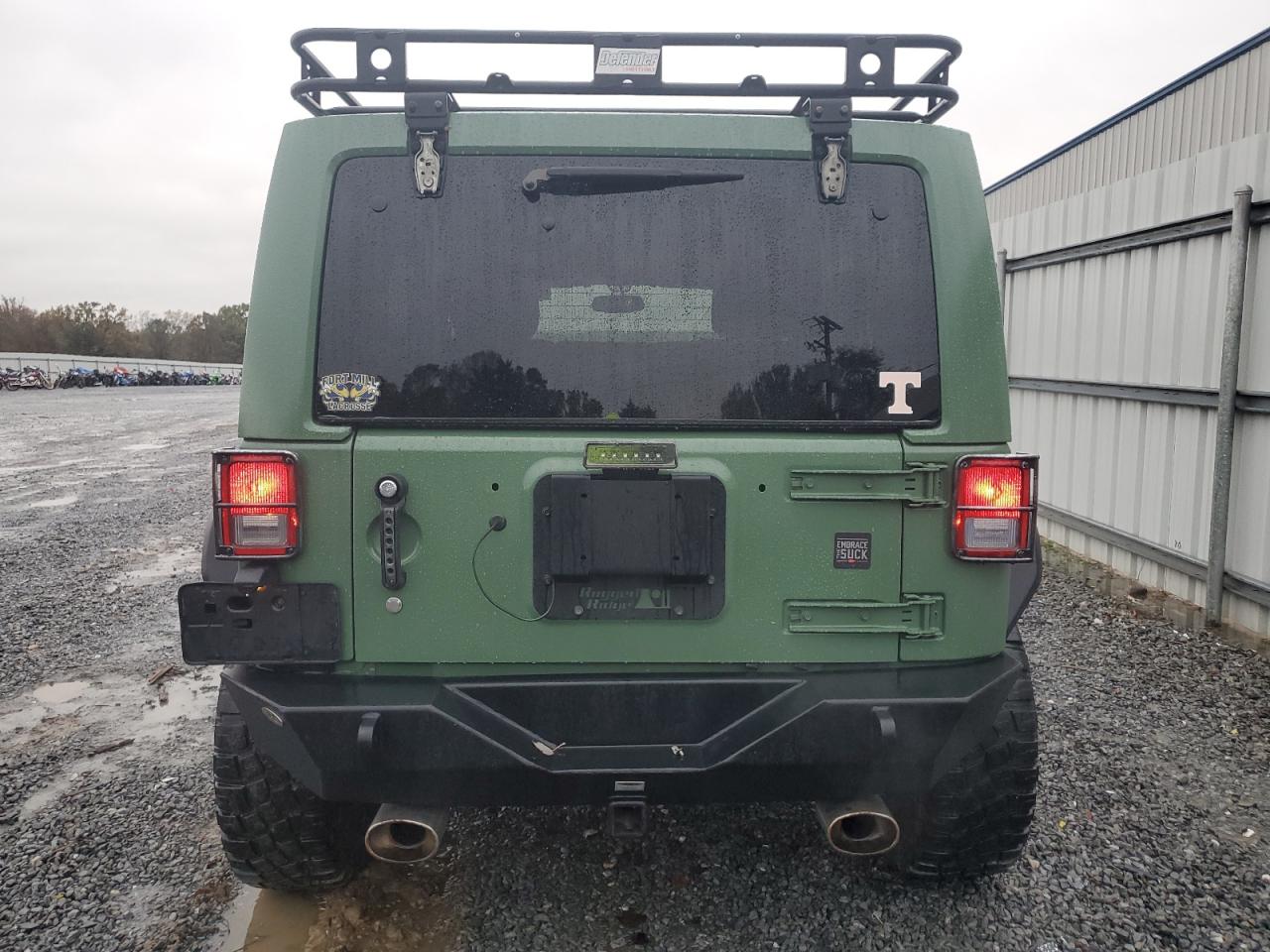 2013 Jeep Wrangler VIN 1C4HJWEG0DL662965 Copart auction photo, side damage thumbnail 6