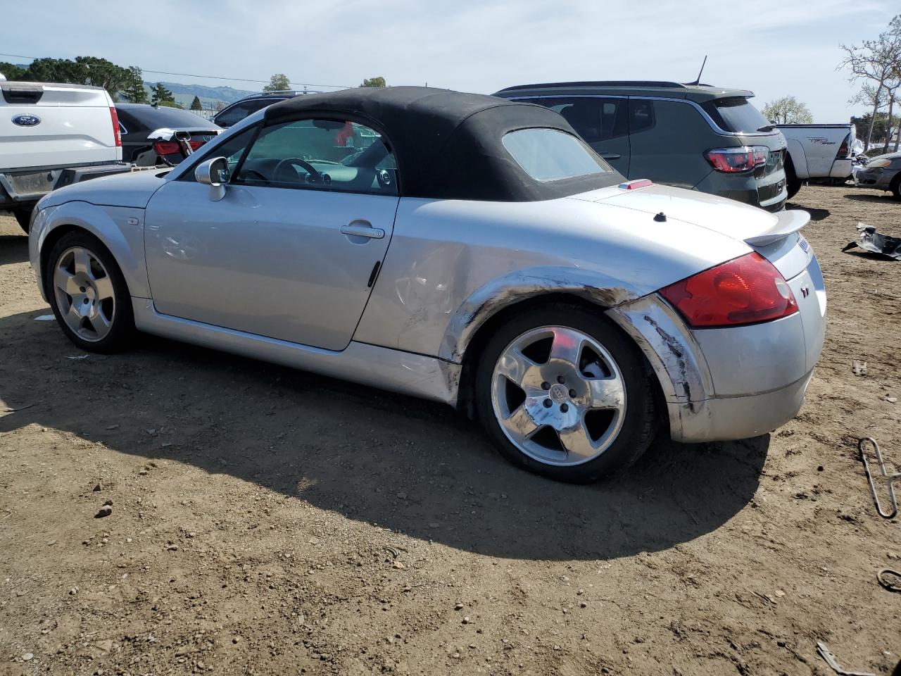 2005 Audi TT VIN TRUUT28N551003780 Copart auction photo, rear end / undercarriage damage thumbnail 2