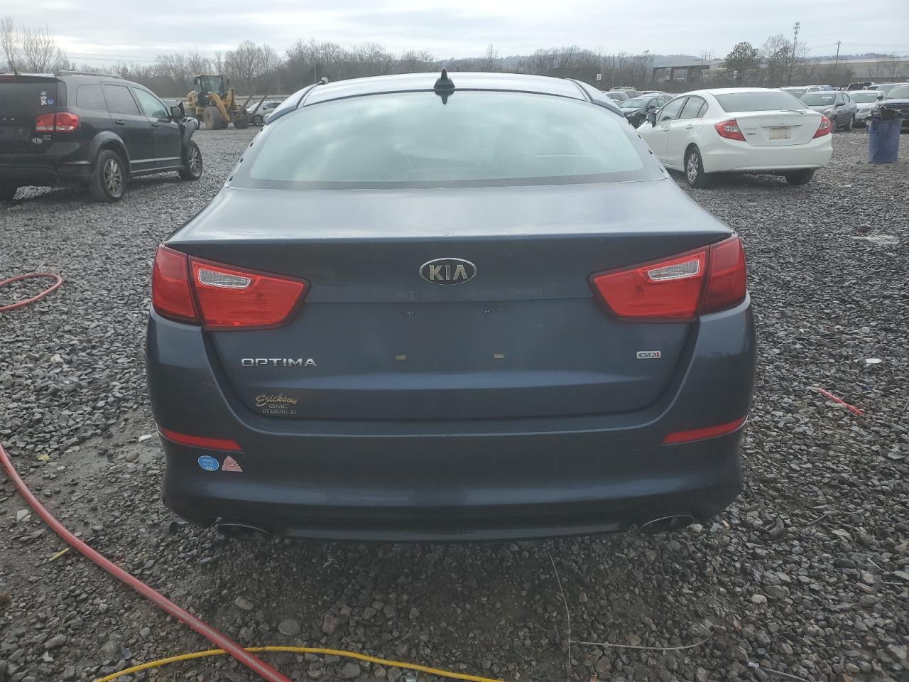 2015 KIA Optima VIN 5XXGM4A72FG390662 Copart auction photo, front end damage thumbnail 6