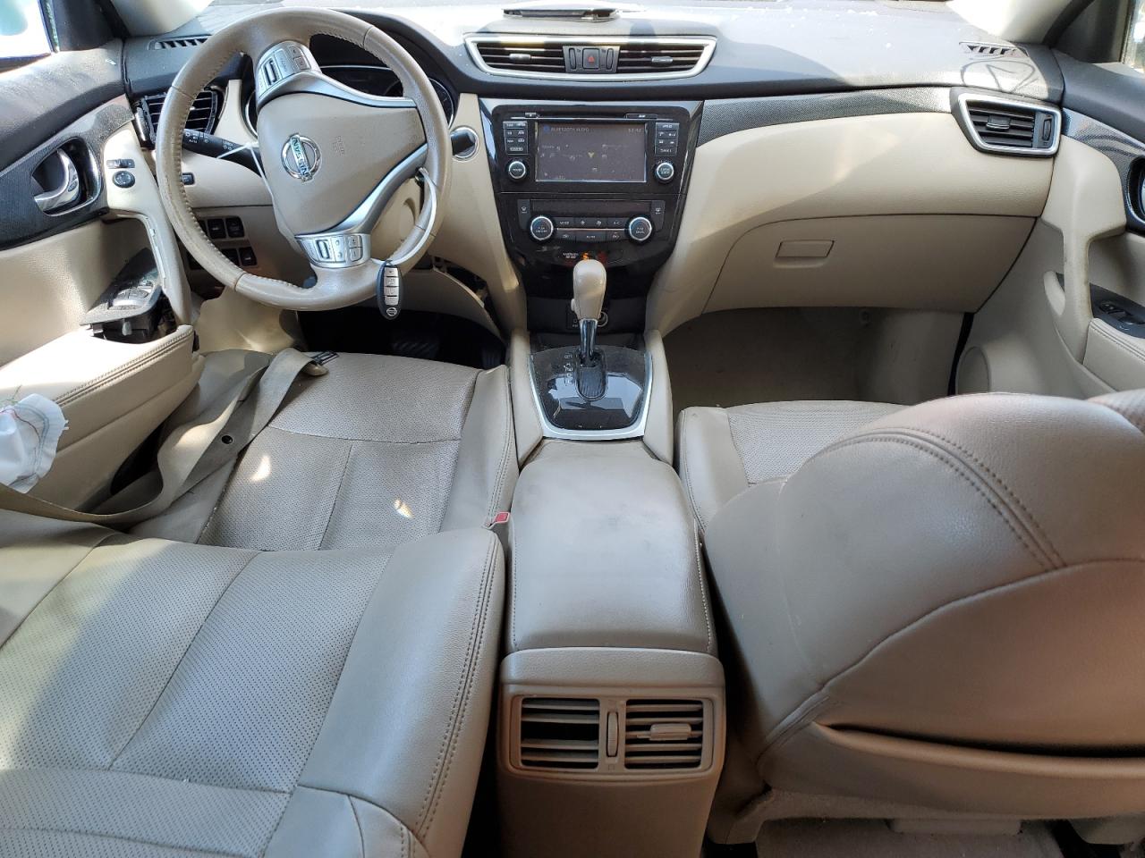 2015 Nissan Rogue VIN 5N1AT2MVXFC887848 Copart auction photo, side / undercarriage damage thumbnail 8