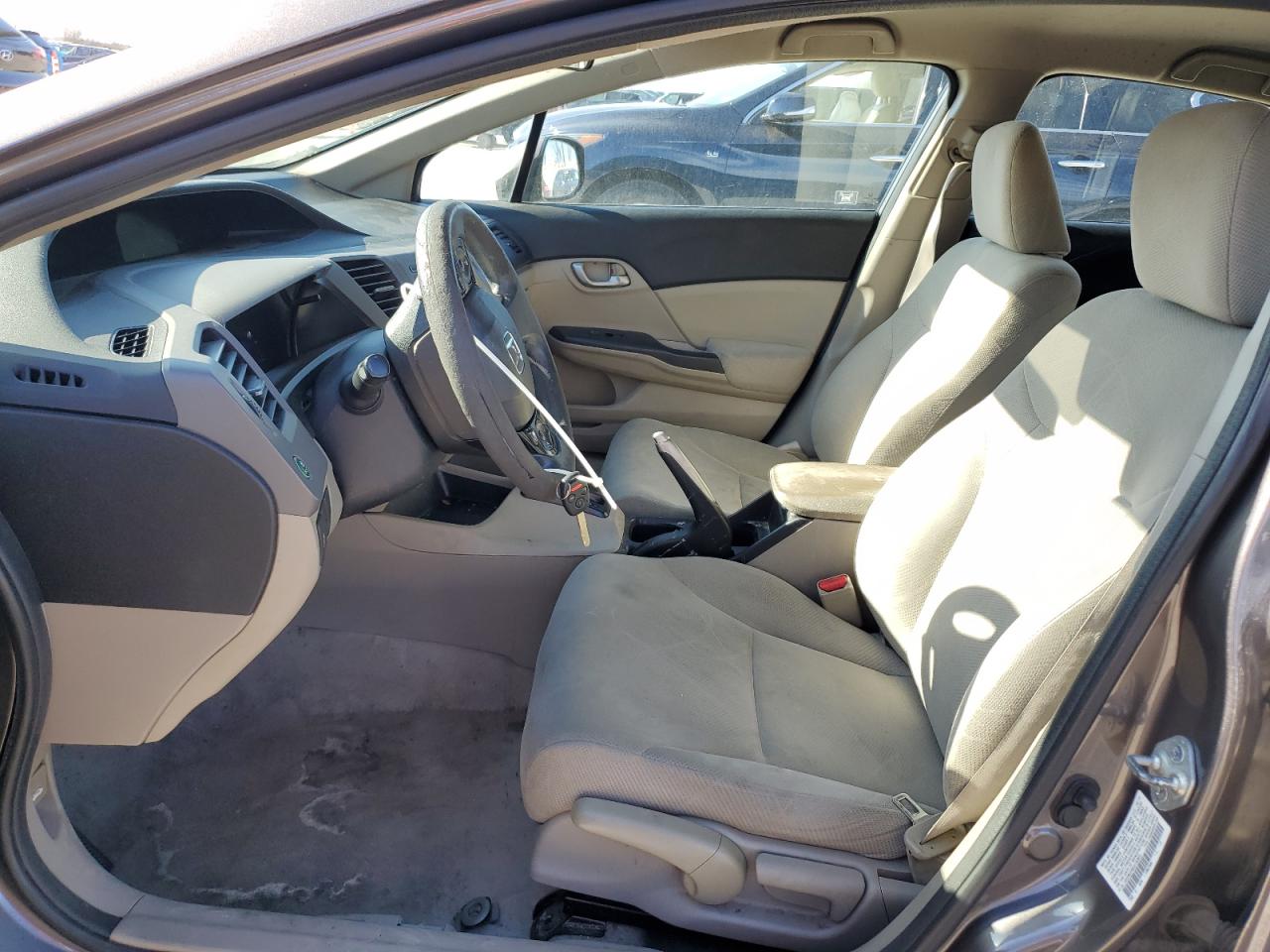 2012 Honda Civic VIN 19XFB2F58CE102824 Copart auction photo, front end damage thumbnail 7