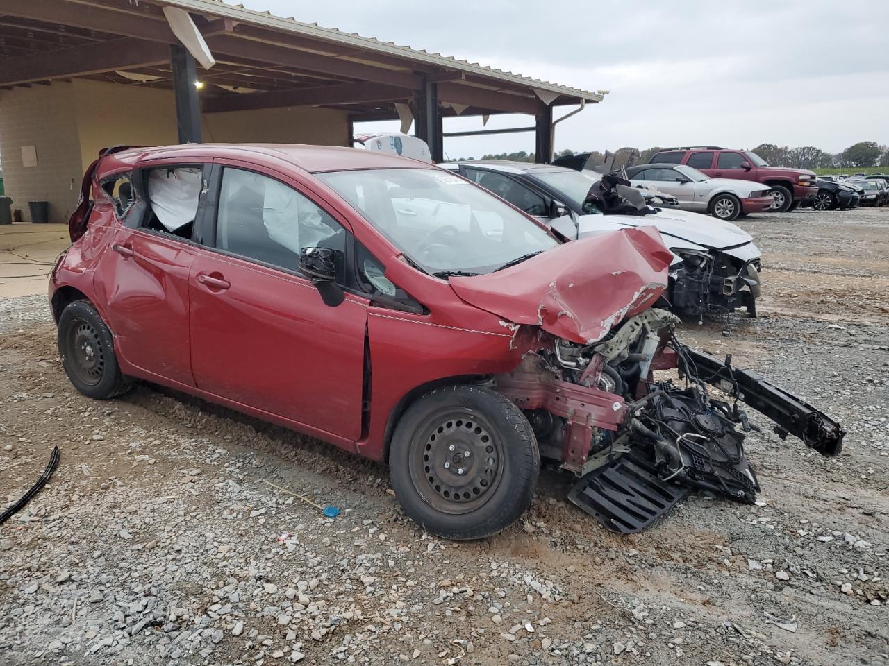 2015 Nissan Versa VIN 3N1CE2CPXFL363049 Copart auction photo, all over damage thumbnail 4