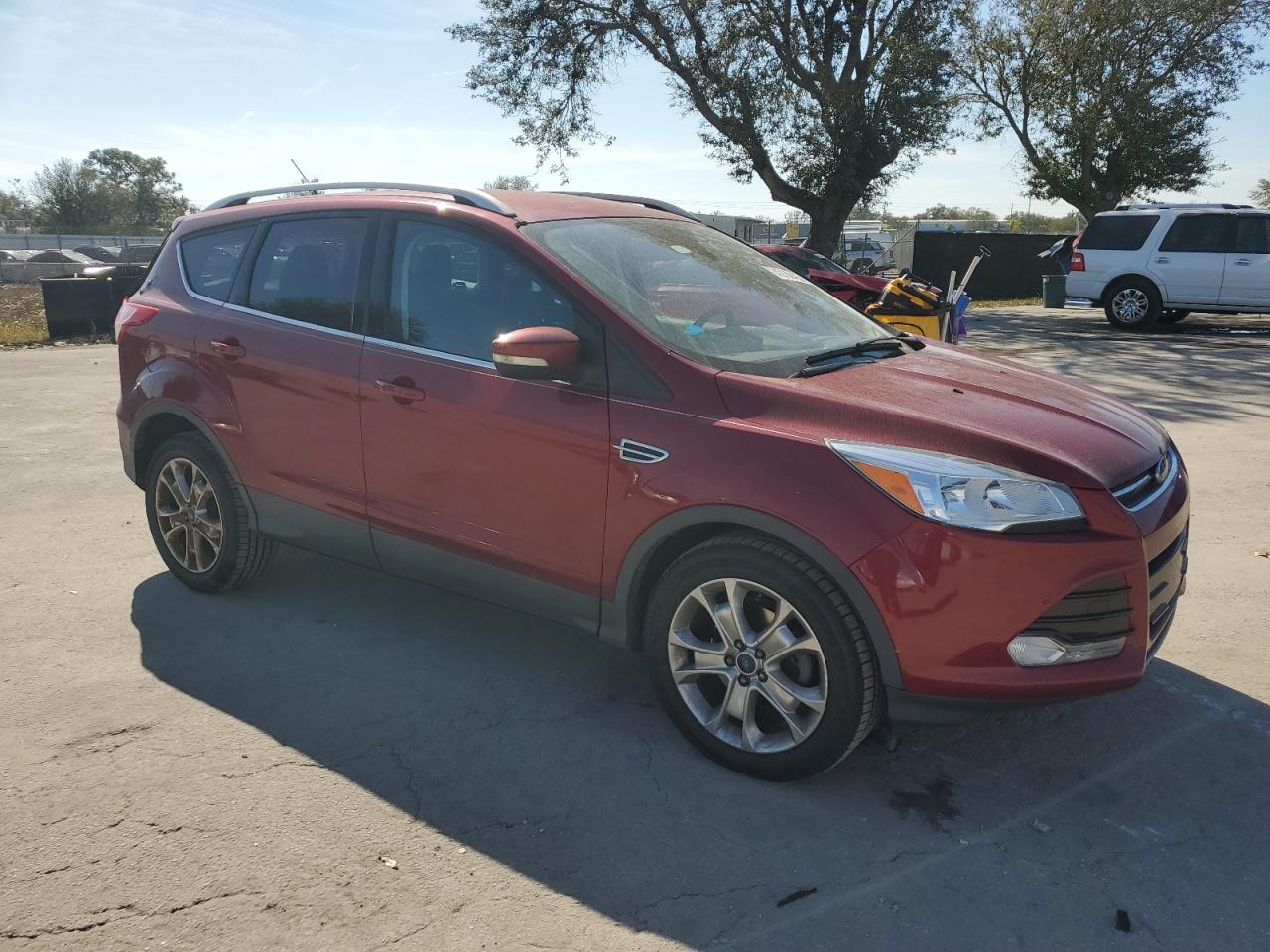 2014 Ford Escape VIN 1FMCU0JX3EUC72910 Copart auction photo, rear end damage thumbnail 4