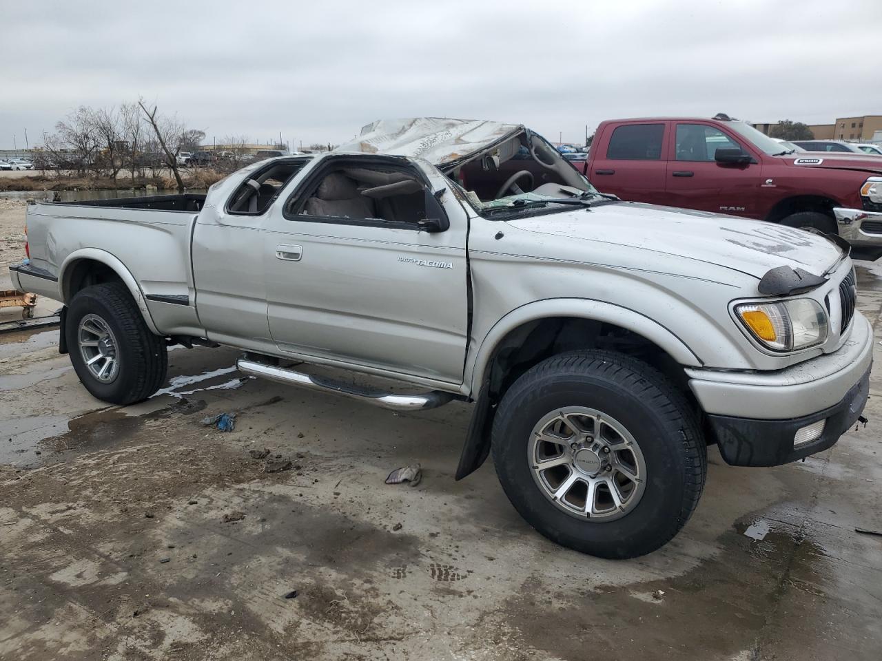 2003 Toyota Tacoma VIN 5TESN92N13Z224714 Copart auction photo, rollover damage thumbnail 4