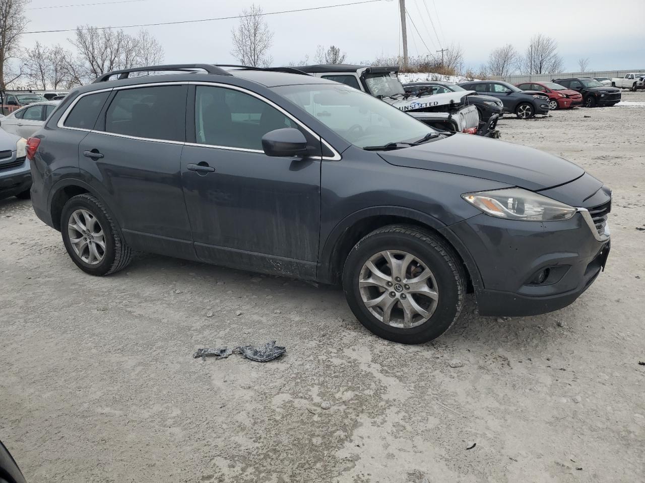 2014 Mazda CX-9 VIN JM3TB3CA0E0439288 Copart auction photo, front end damage thumbnail 4