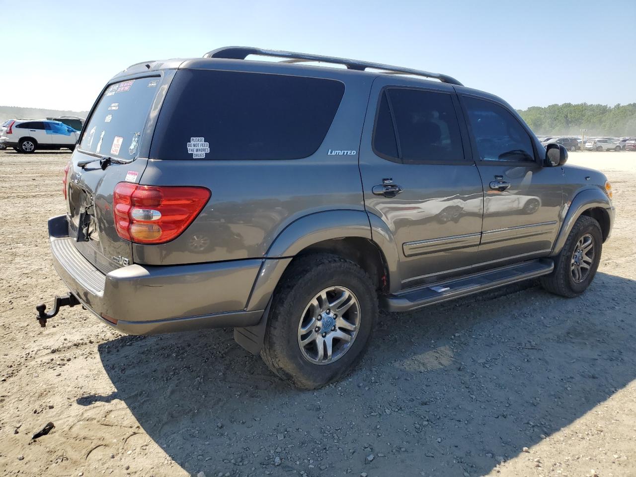 2004 Toyota Sequoia VIN 5TDZT38A74S218128 Copart auction photo, rear end damage thumbnail 3