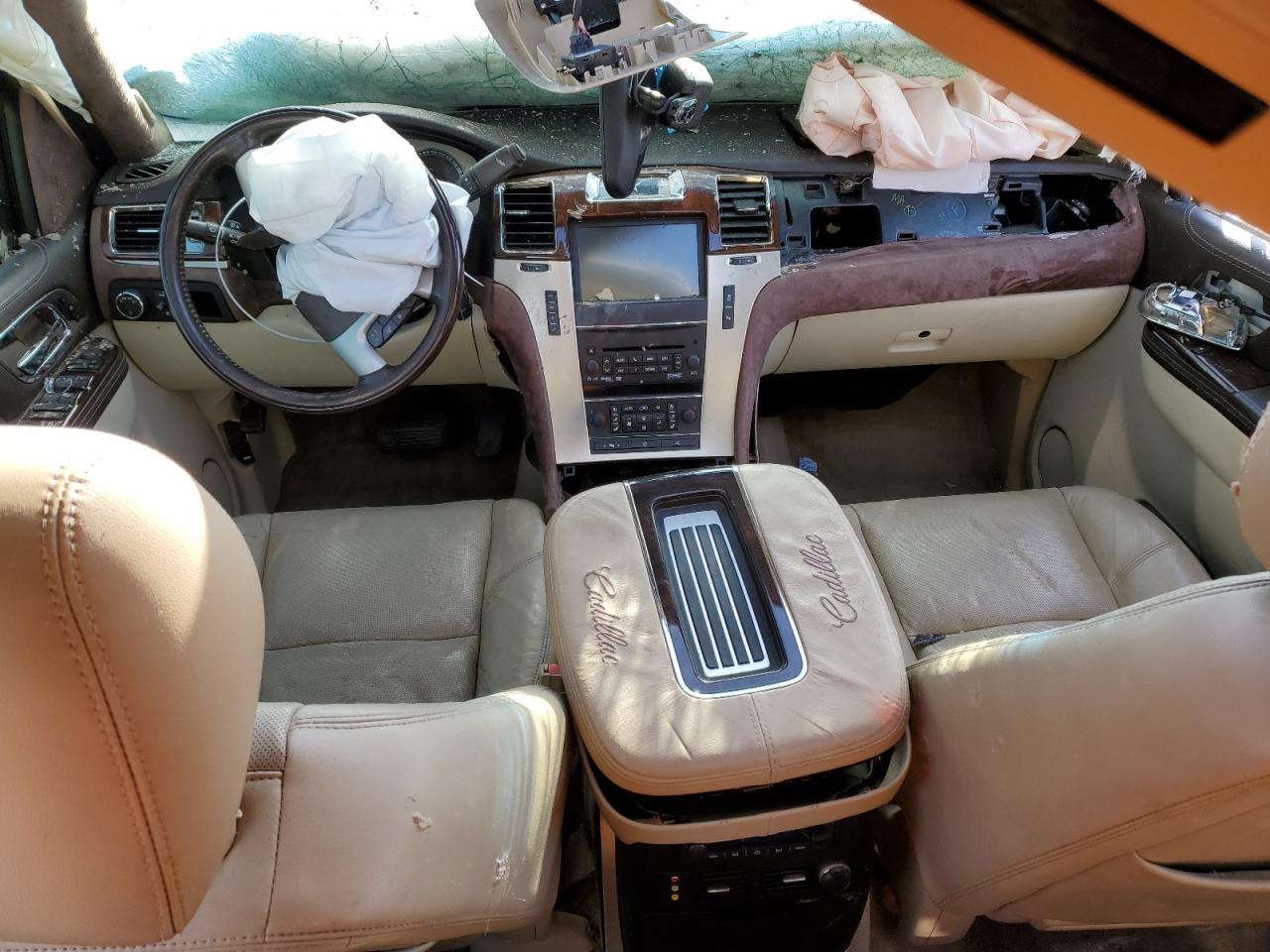 2012 Cadillac Escalade VIN 3GYT4NEF3CG130389 Copart auction photo, rollover / front end damage thumbnail 8
