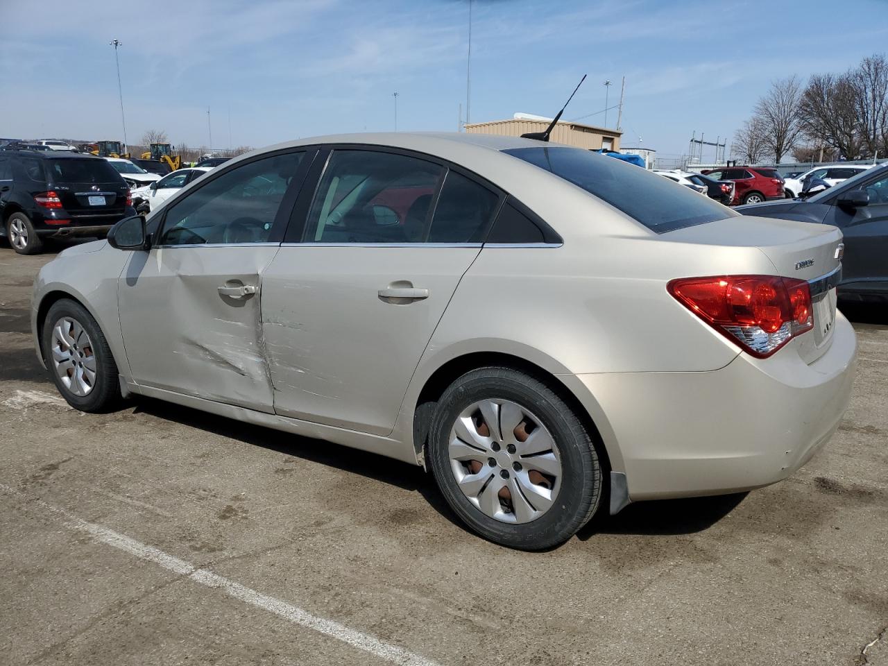 2012 Chevrolet Cruze VIN 1G1PC5SHXC7199892 Copart auction photo, side damage thumbnail 2