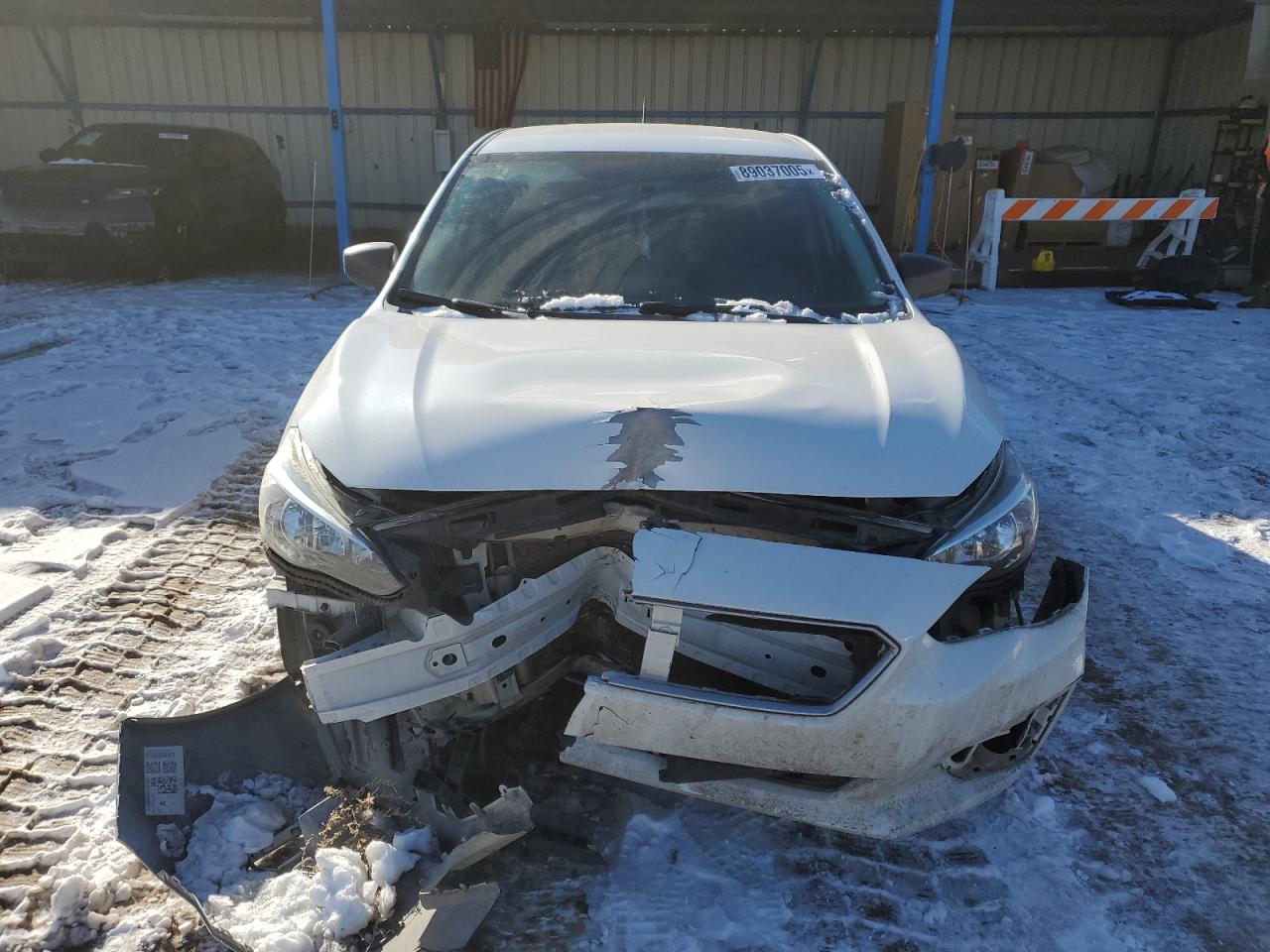 2018 Subaru Impreza VIN 4S3GTAA65J3724880 Copart auction photo, front end / undercarriage damage thumbnail 5