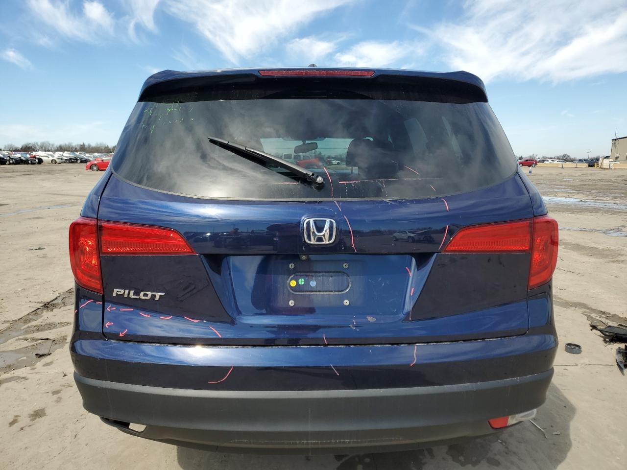 2016 Honda Pilot VIN 5FNYF5H70GB038825 Copart auction photo, front end / minor dent/scratches damage thumbnail 6