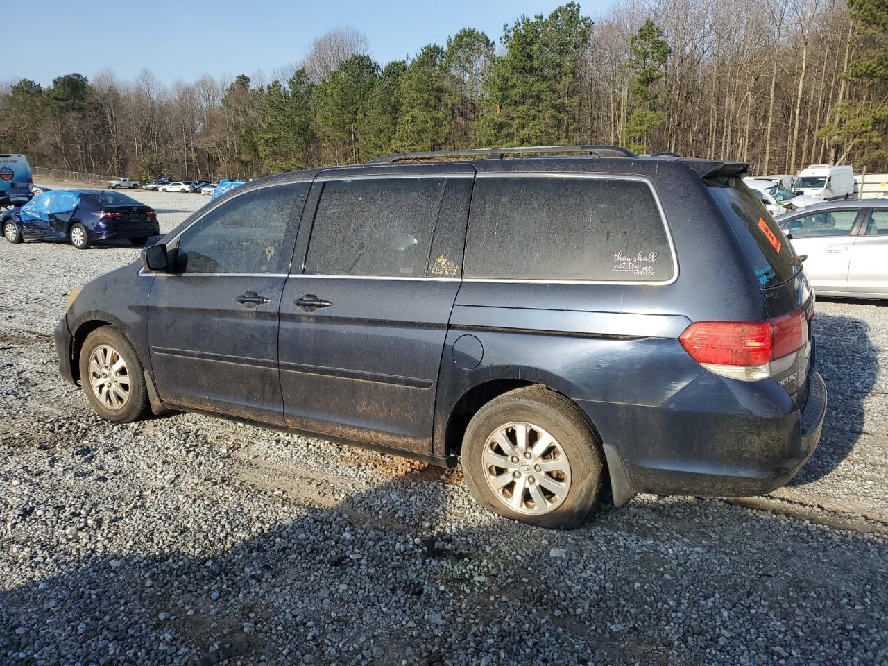 2008 Honda Odyssey VIN 5FNRL386X8B027759 Copart auction photo, stripped / minor dent/scratches damage thumbnail 2