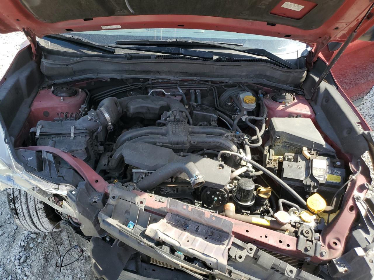 2016 Subaru Forester VIN JF2SJABC6GH418630 Copart auction photo, front end / side damage thumbnail 14