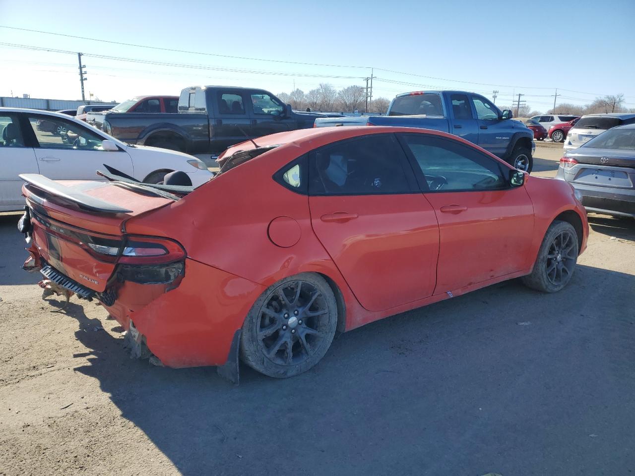 2016 Dodge Dart VIN 1C3CDFFA1GD822527 Copart auction photo, all over / undercarriage damage thumbnail 3