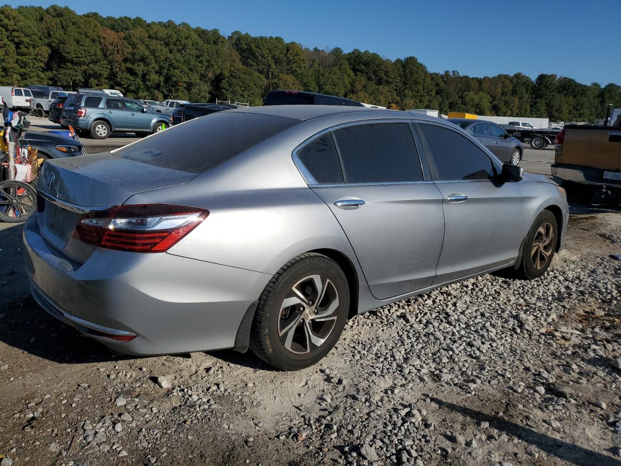 2017 Honda Accord VIN 1HGCR2F3XHA143738 Copart auction photo, side damage thumbnail 3