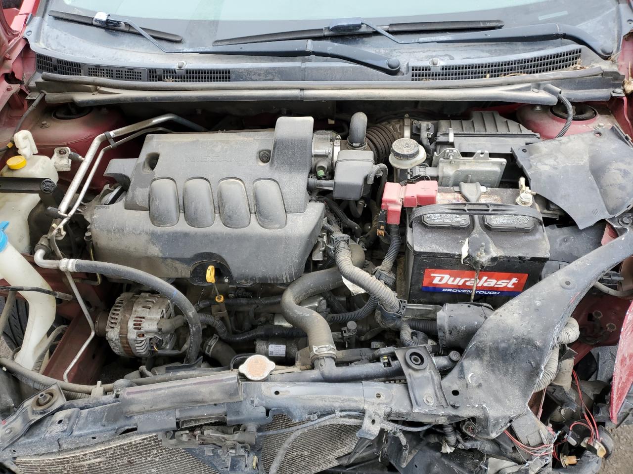 2012 Nissan Sentra VIN 3N1AB6AP3CL625385 Copart auction photo, front end damage thumbnail 12