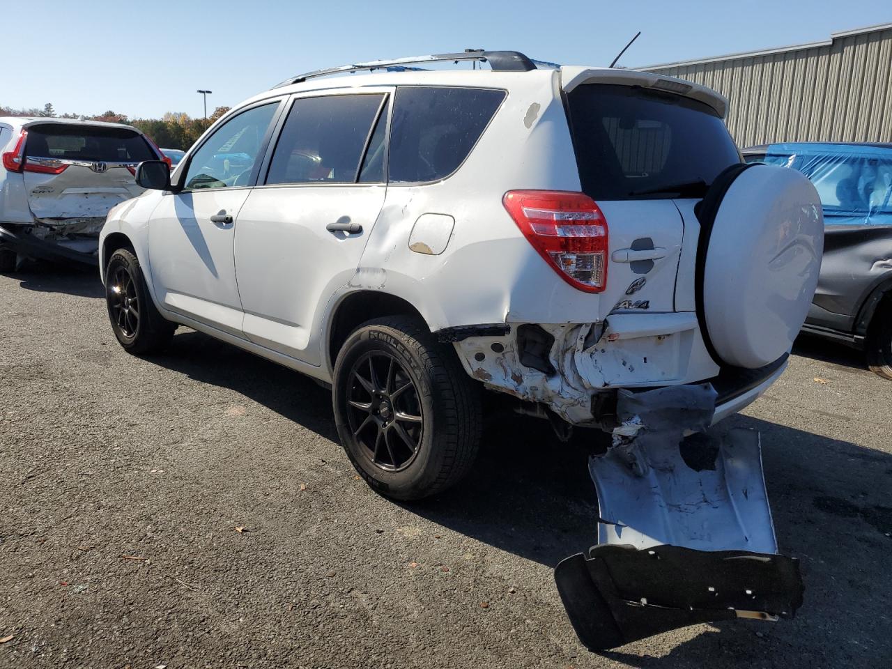 2012 Toyota RAV 4 VIN 2T3BF4DV6CW209635 Copart auction photo, rear end / replaced vin damage thumbnail 2