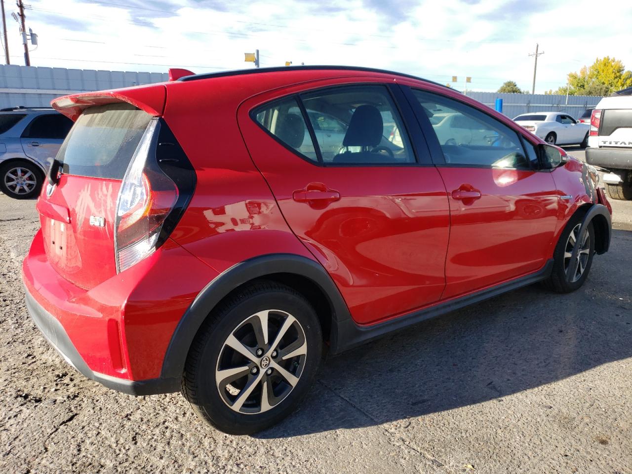 2018 Toyota Prius VIN JTDKDTB32J1603758 Copart auction photo, front end / hail damage thumbnail 3